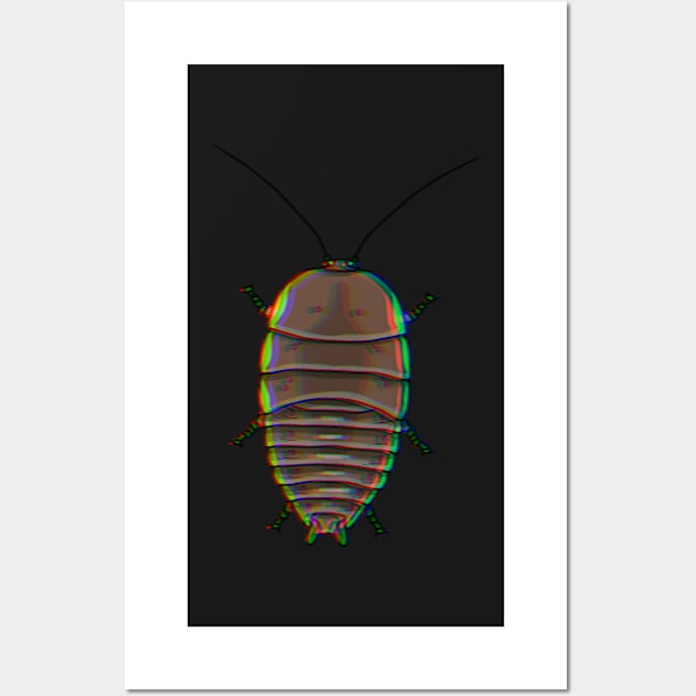 Chromatic Botany Bay Cockroach (Polyzosteria limbata) Wall Art by Artbychb